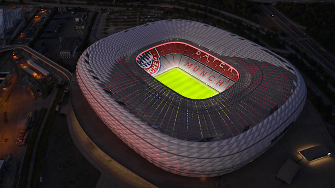 Zumtobel Groupがアリアンツ アレーナを鮮やかなバイエルン レッドで照らす Fc Bayern Munich Zumtobel Groupがアリアンツ アレーナを鮮やかなバイエルン レッドで照らす Fc Bayern Munich