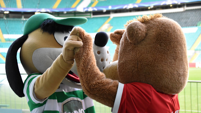 Berni Trifft Hoopy Von Celtic Fc Bayern Kids Club
