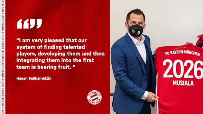 Profivertrag Beim Fc Bayern Musiala Unterschreibt Bis 26