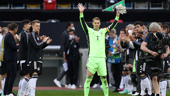 La selección alemana triunfa en el ensayo general de la Eurocopa en el gran hito de Neuer