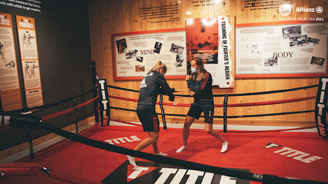 Fcb Women Visit Muhammad Ali Center In Louisville Fcb Women Visit Muhammad Ali Center In Louisville