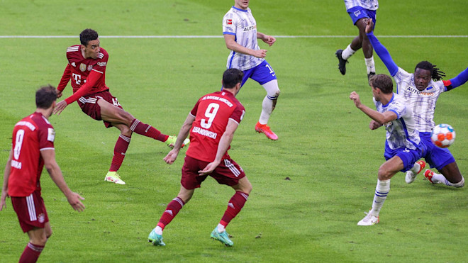 Mit Bolzplatzmentalitat Musiala Glanzt Gegen Hertha Bsc