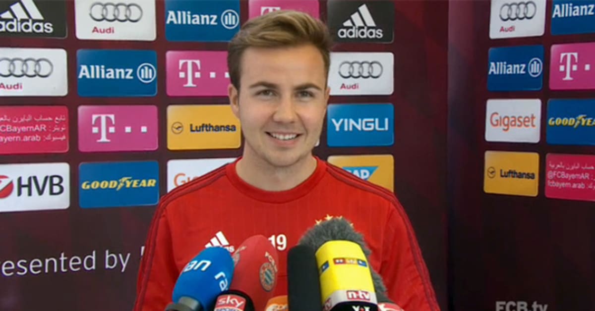 Pressetalk mit Mario Götze im Trainingslager