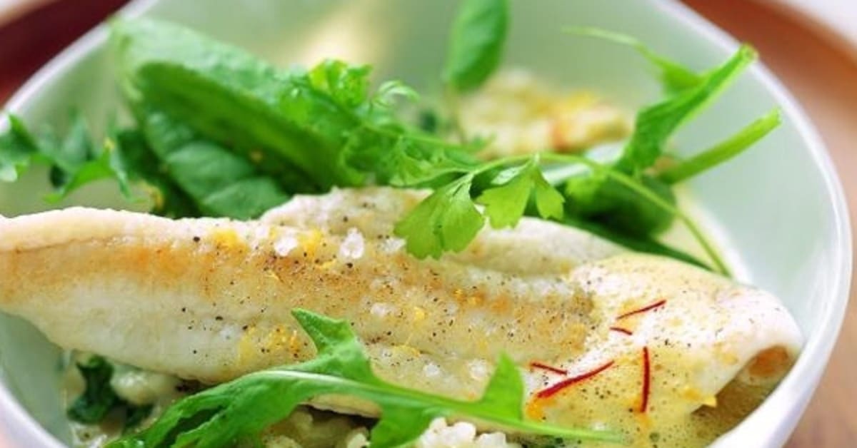 Filet Von Der Bretonischen Seezunge Auf Scharlotten Limonenvinaigrette ...