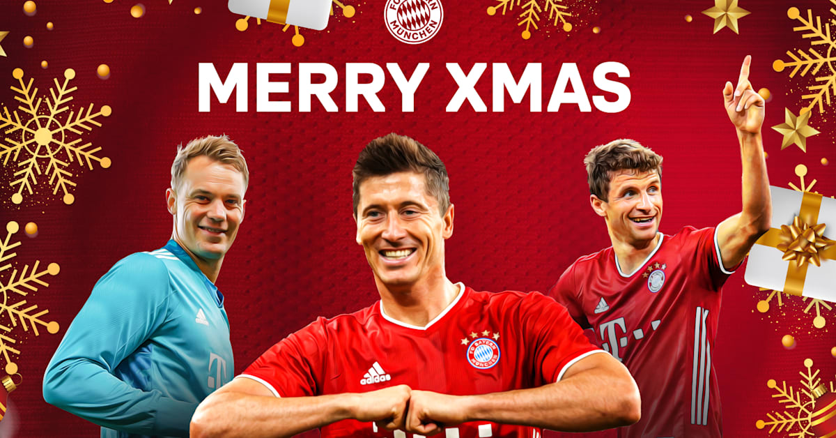 Der FC Bayern wünscht: Frohe Weihnachten!