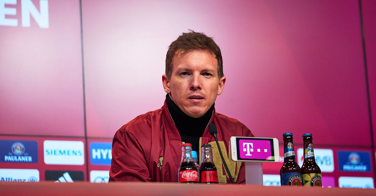 Video Nagelsmann's press conference after FC Bayern RB Leipzig