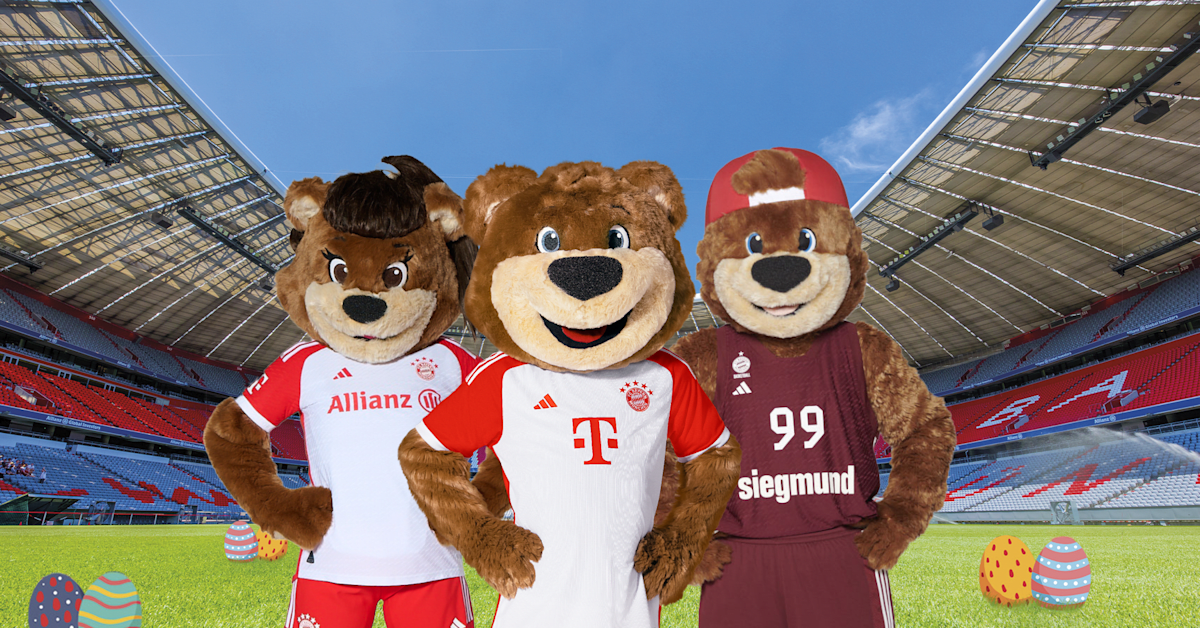 Ostern 2024 in der Allianz Arena Eiersuche mit dem FC Bayern