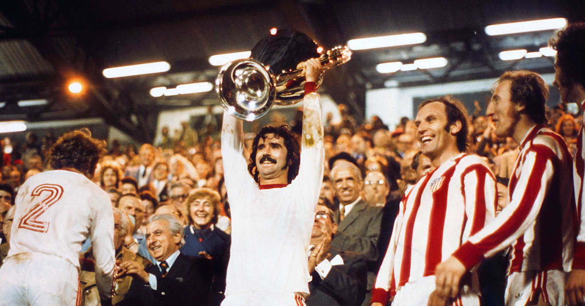FC Bayern Atlético Madrid 1974 Premierensieg Landesmeistercup