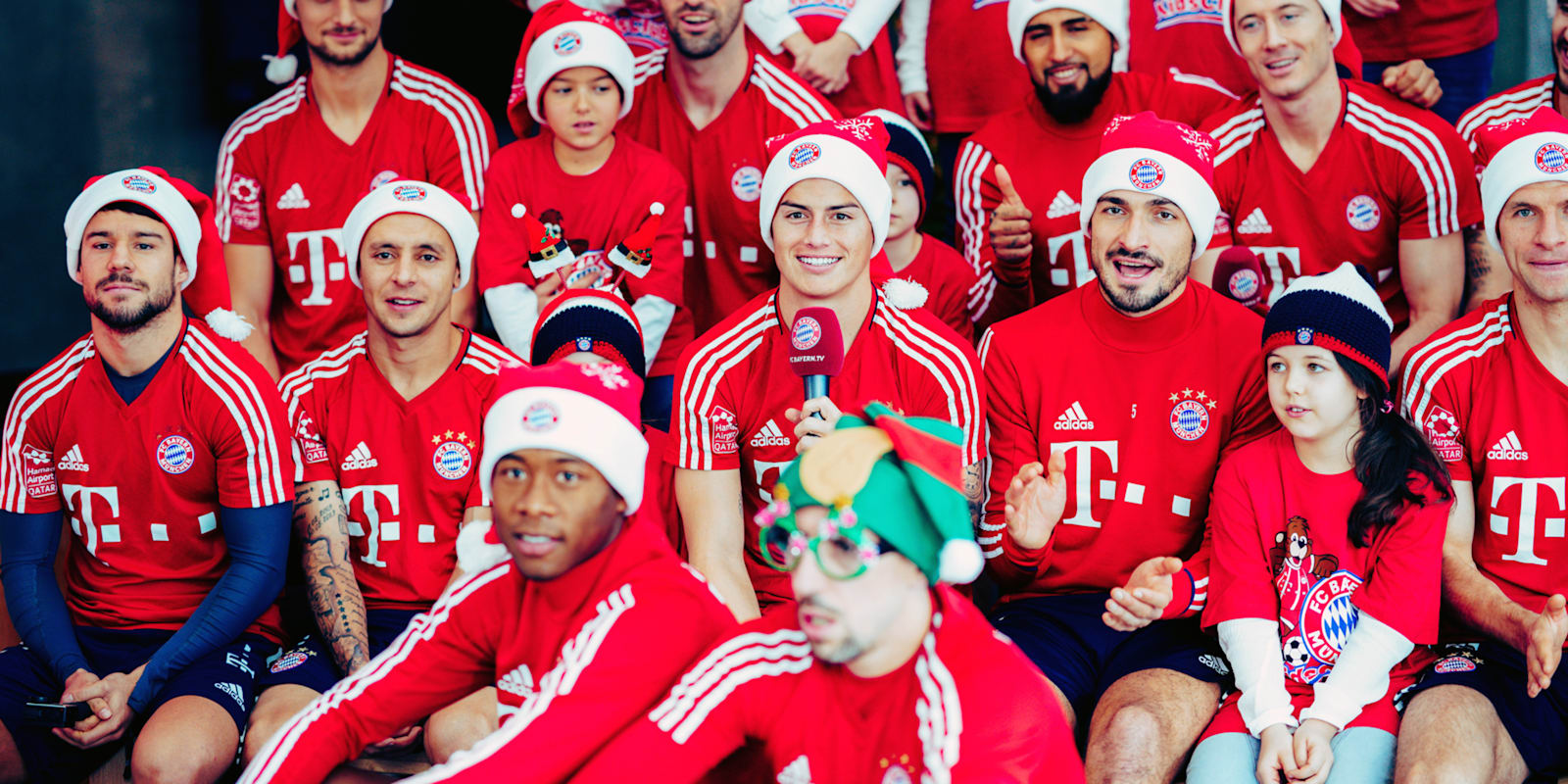 Der FC Bayern wünscht: Frohe Weihnachten!