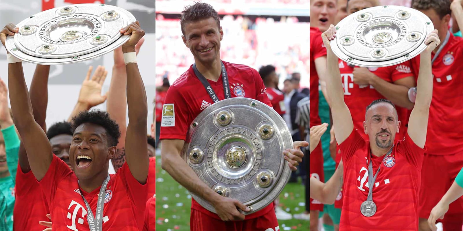 David Alaba and Thomas Müller equal Franck Ribery for most Bundesliga