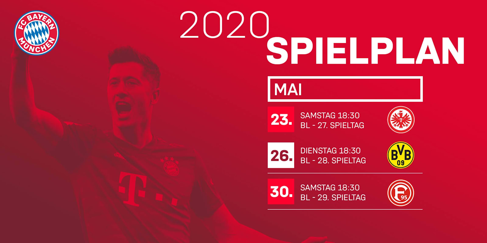 BundesligaSpieltage 27 bis 29 terminiert