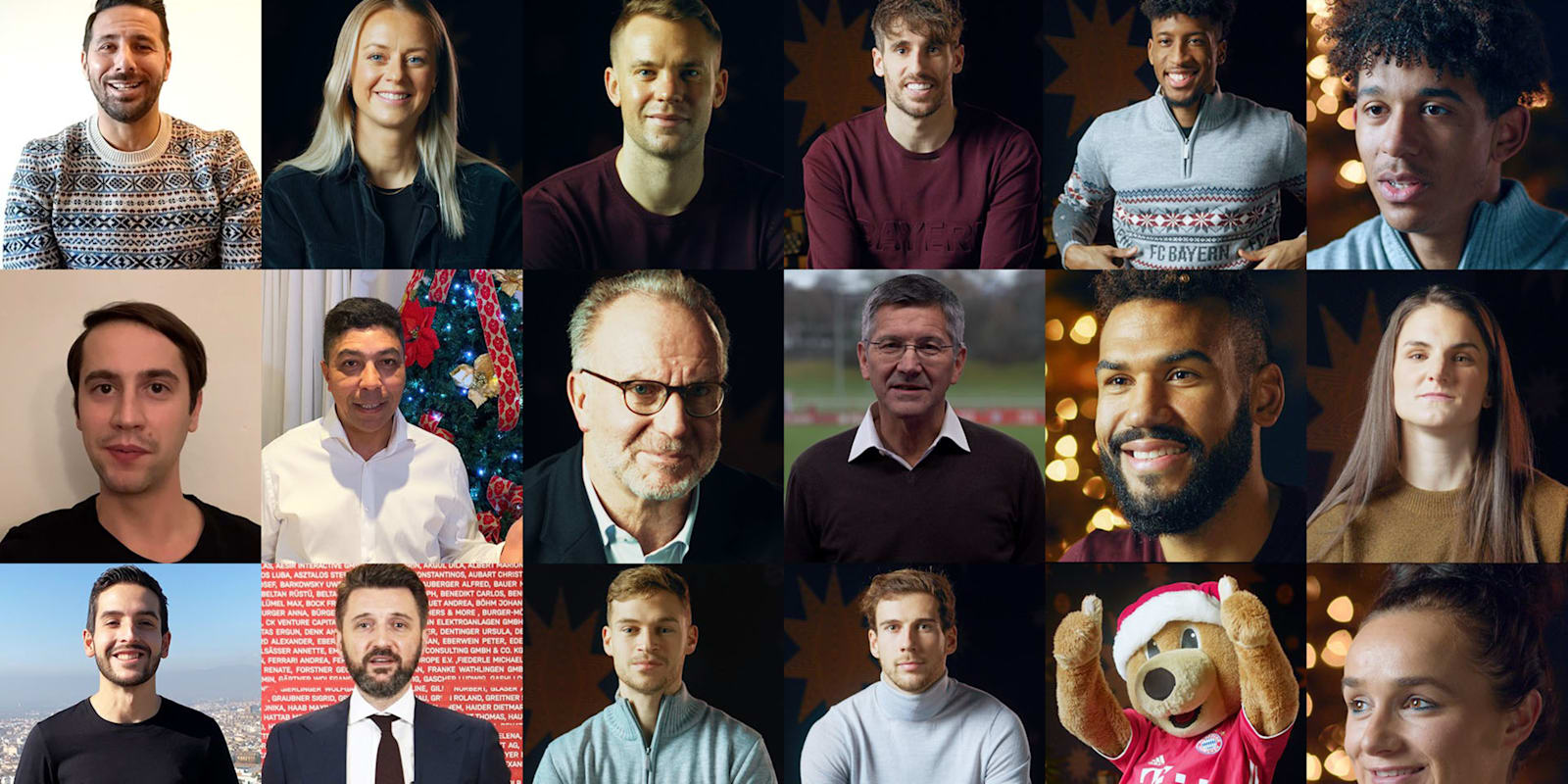 Der FC Bayern wünscht Frohe Weihnachten!