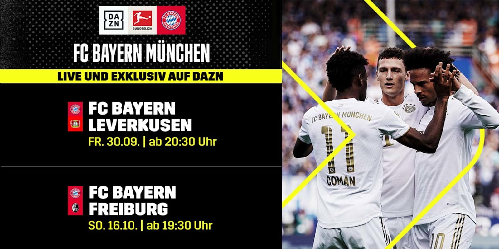 FC Bayern live und exklusiv auf DAZN