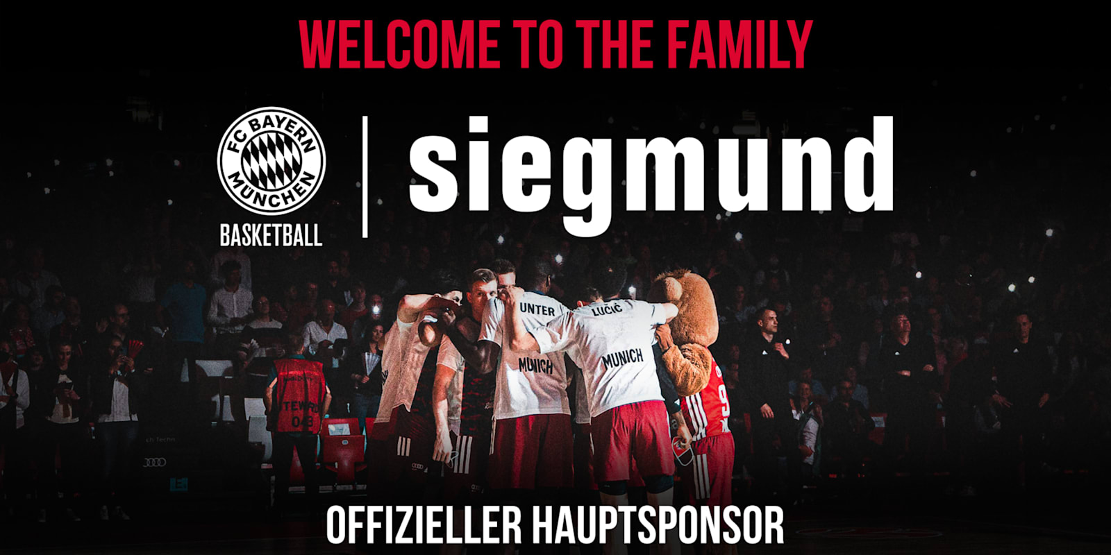 Siegmund ist neuer Haupt- und Trikotsponsor des FC Bayern Basketball.