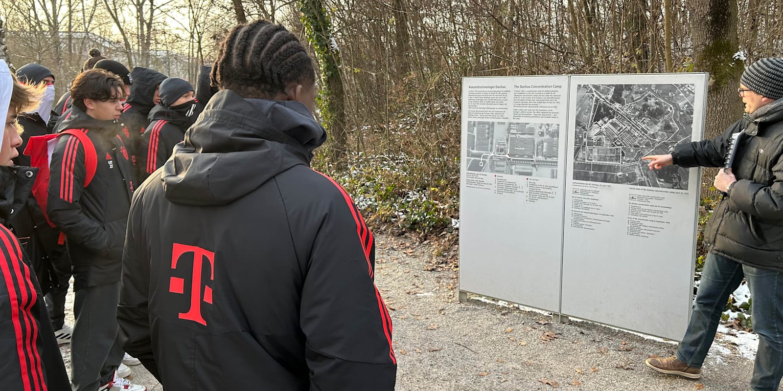 Abba Naor zu Gast am FC Bayern Campus.