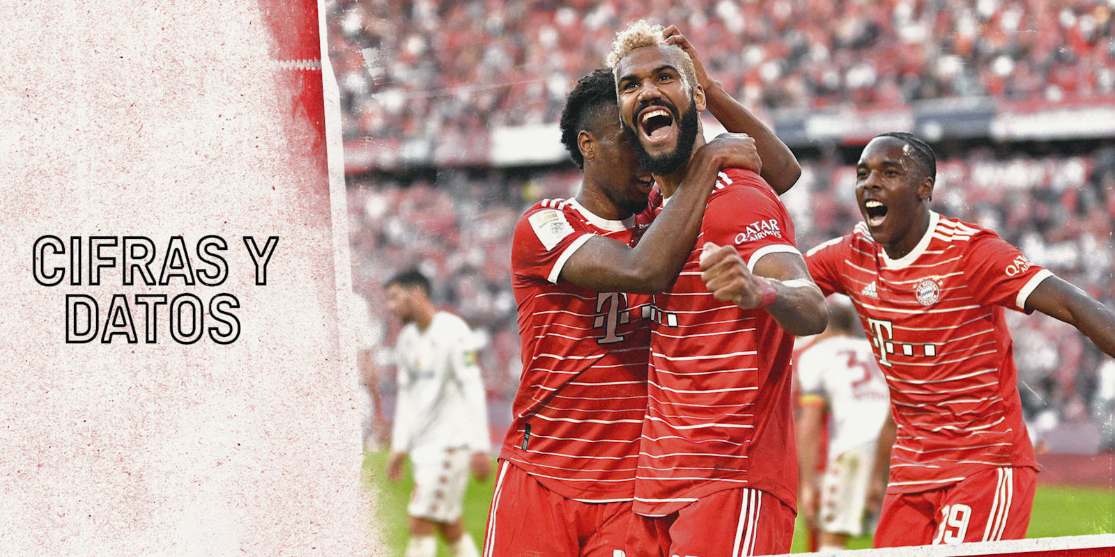 Cifras y datos del partido de Bundesliga FC Bayern - Eintracht Frankfurt