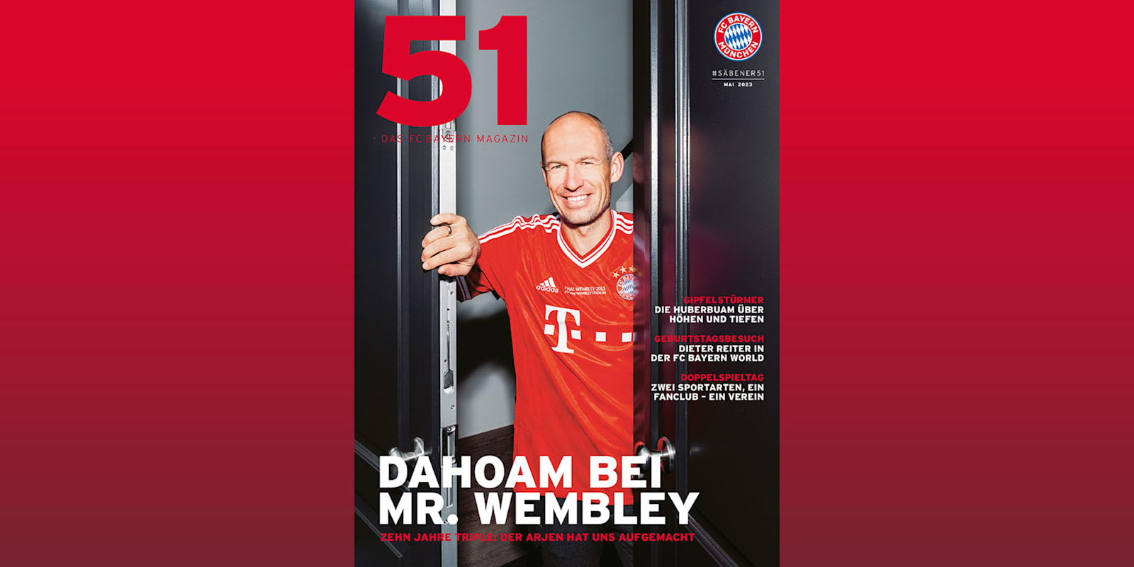 Cover des FC Bayern Magazin 51 Mai 2023