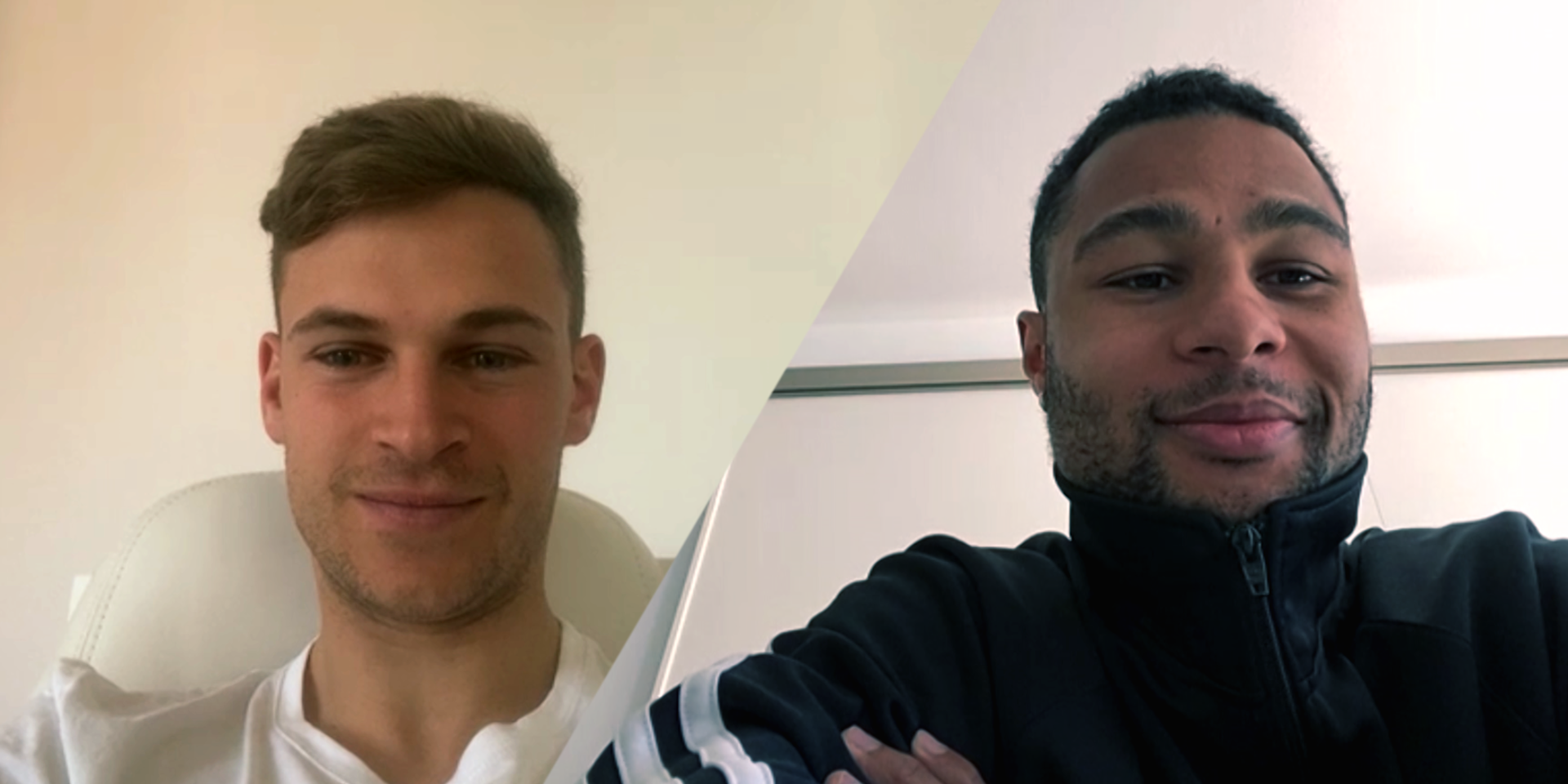 Die Besten Aussagen Aus Dem Video Interview Mit Joshua Kimmich Und Serge Gnabry