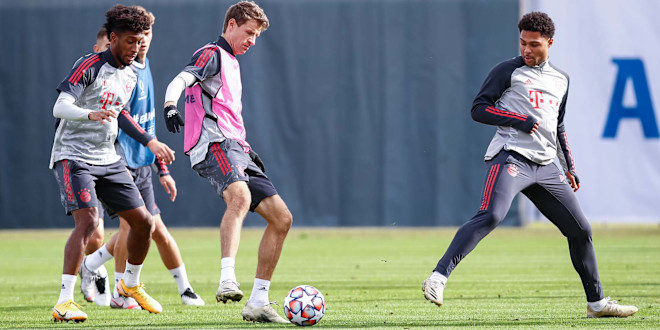 Video Bayern S Final Training Session Before The Champions League Game Against Atletico Madrid