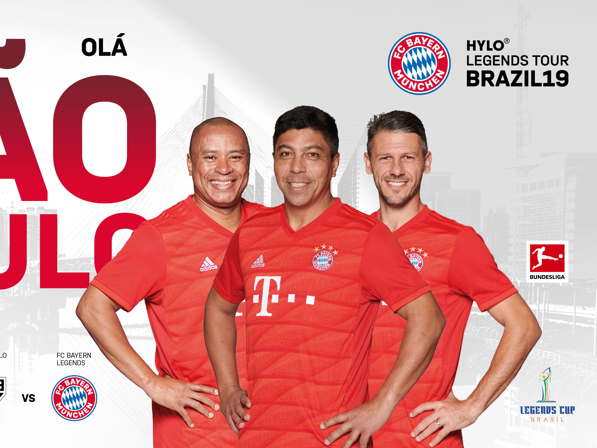 Las leyendas del Bayern parten hacia Brasil