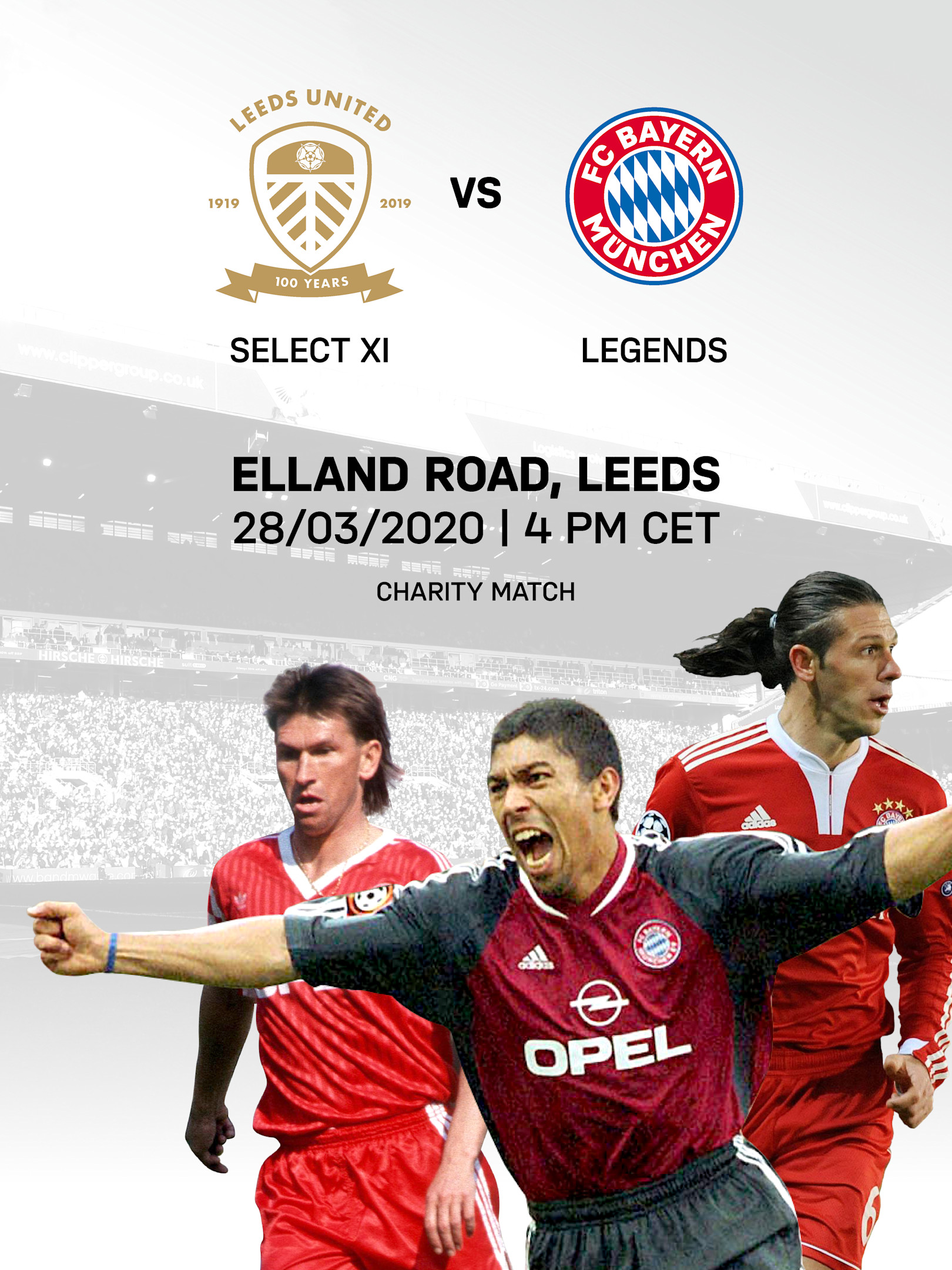Fc Bayern Legends Take On Leeds United On 28 March Fc Bayern Munich