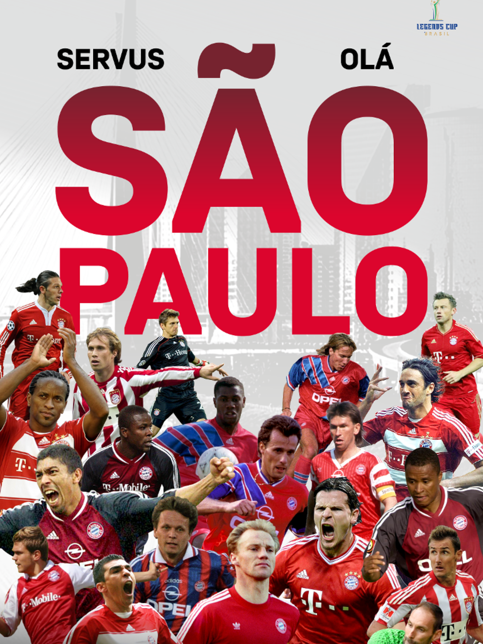 Elber Sergio Co Der Kader Der Fc Bayern Legends Fur Die Brasilien Tour
