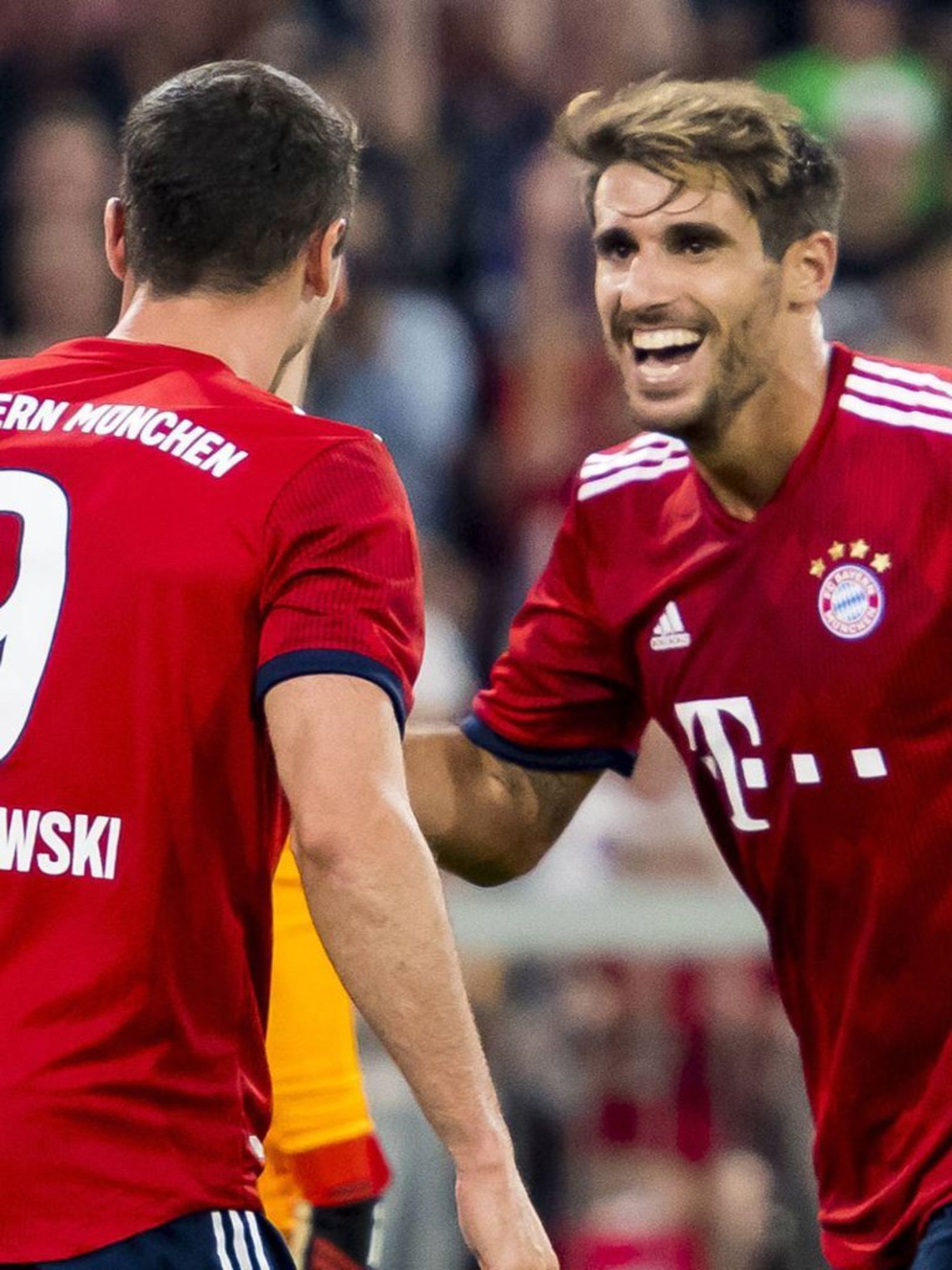 アリアンツ アレーナでｆｃバイエルンがマンチェスター ユナイテッドに勝利 Fc Bayern Munich