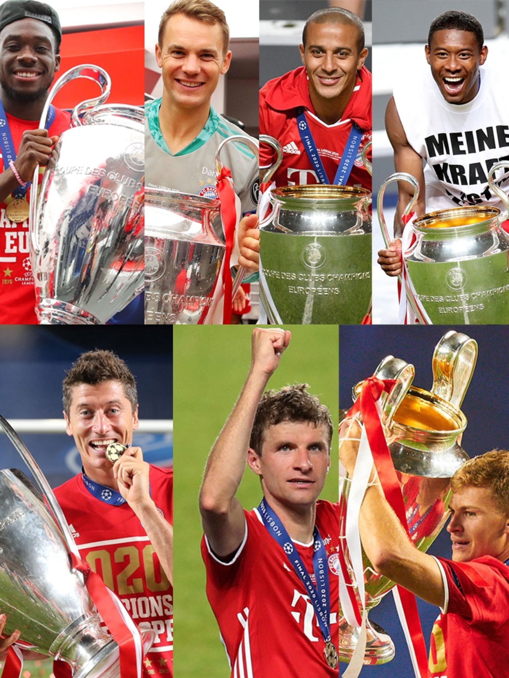 Seven Bayern Players Up For Uefa Position Awards