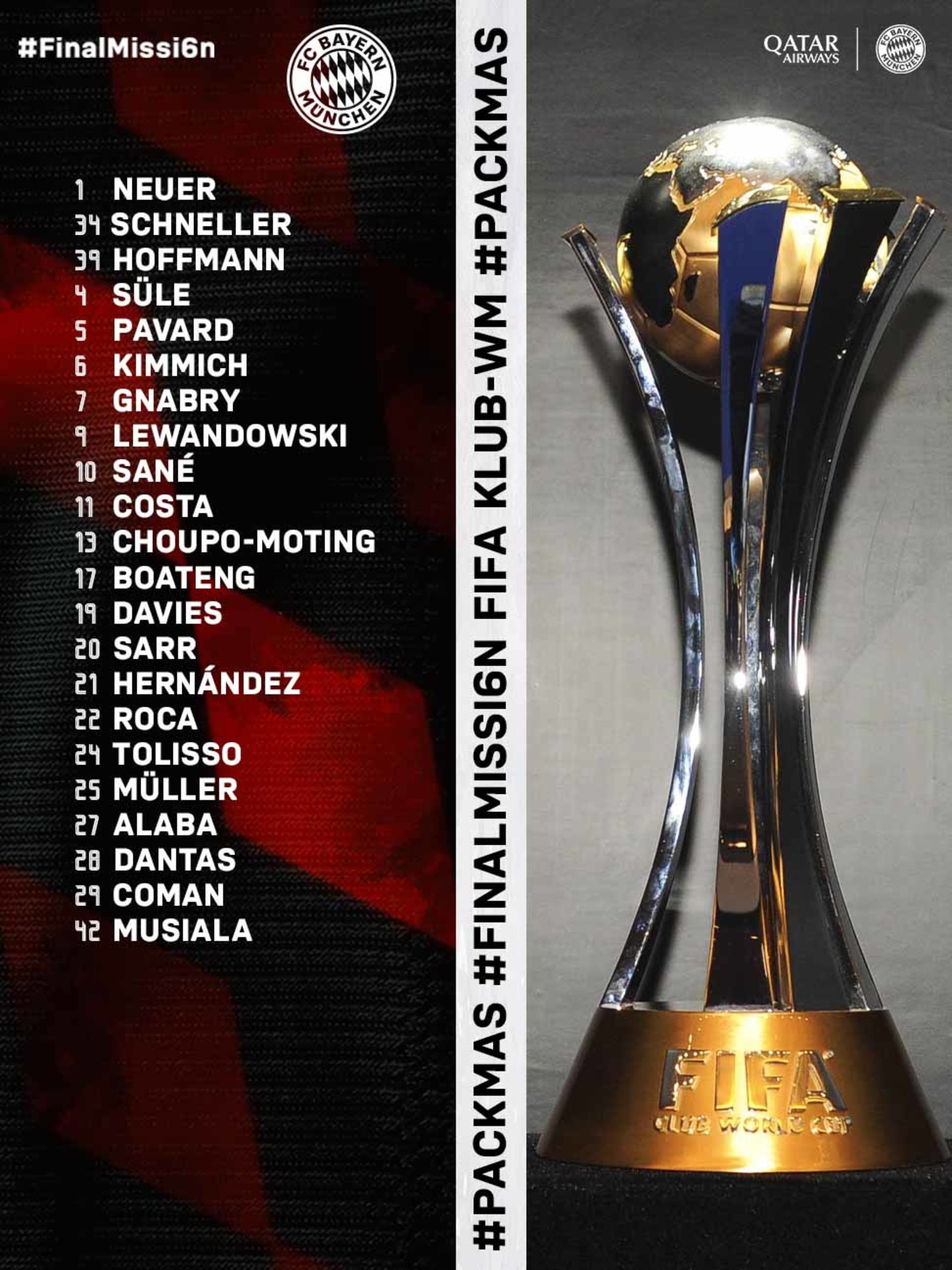 Nómina del bayern munich 2020 Clearance