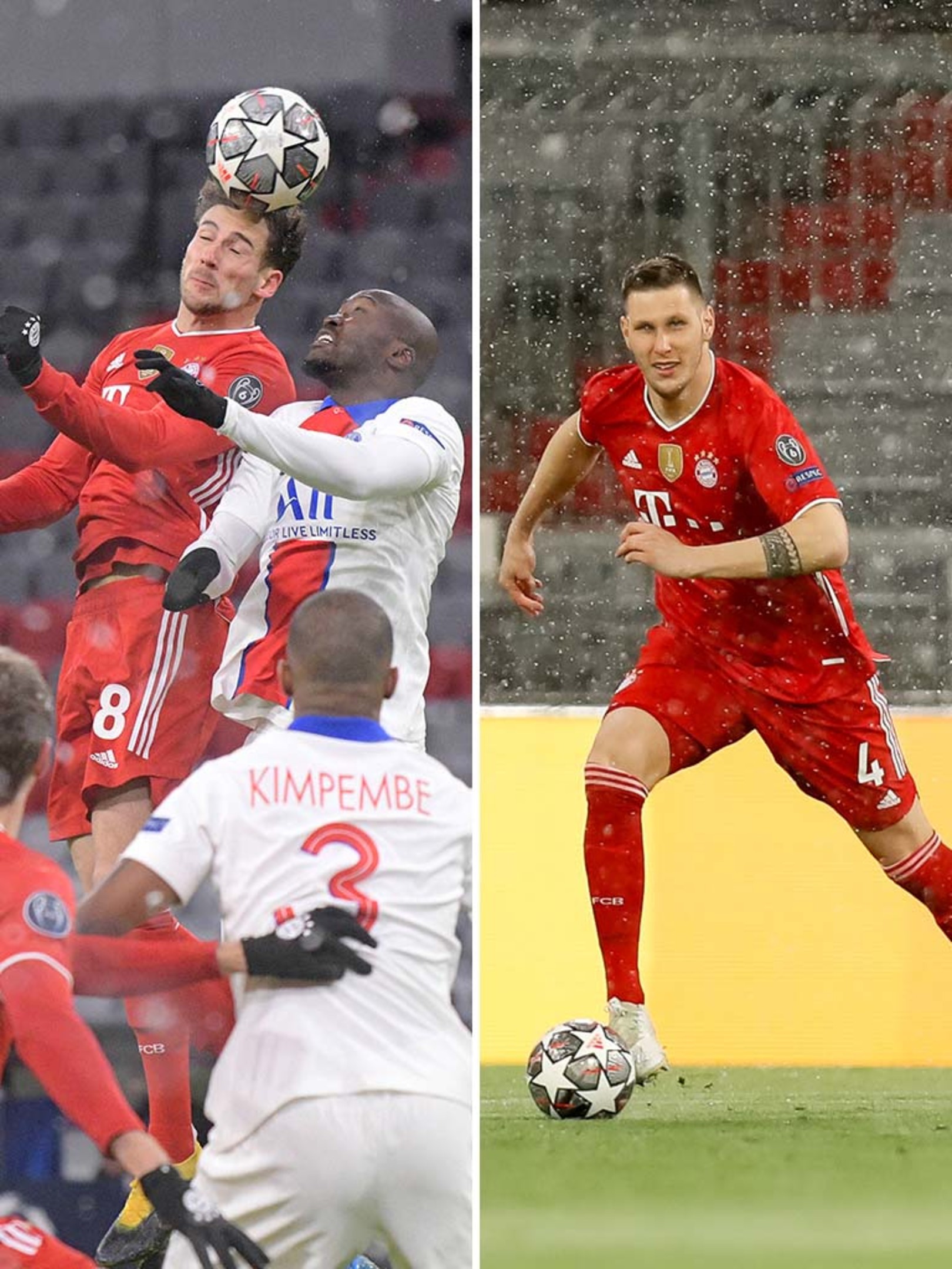 pix Leon Goretzka Muscle goretzka and sule injured and subbed off