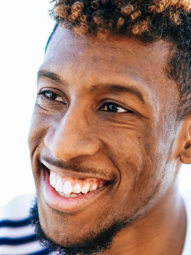 picture Kingsley Coman Hairstyle fc bayern munich