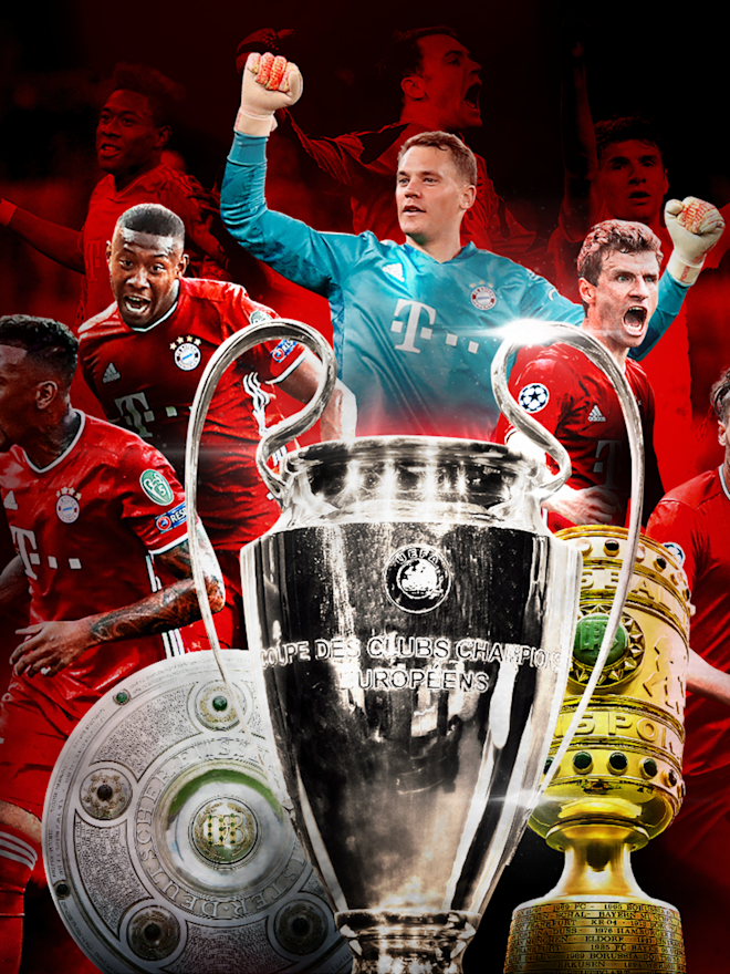 Títulos, goles y triunfos: el año 2020 del Bayern, en imágenes