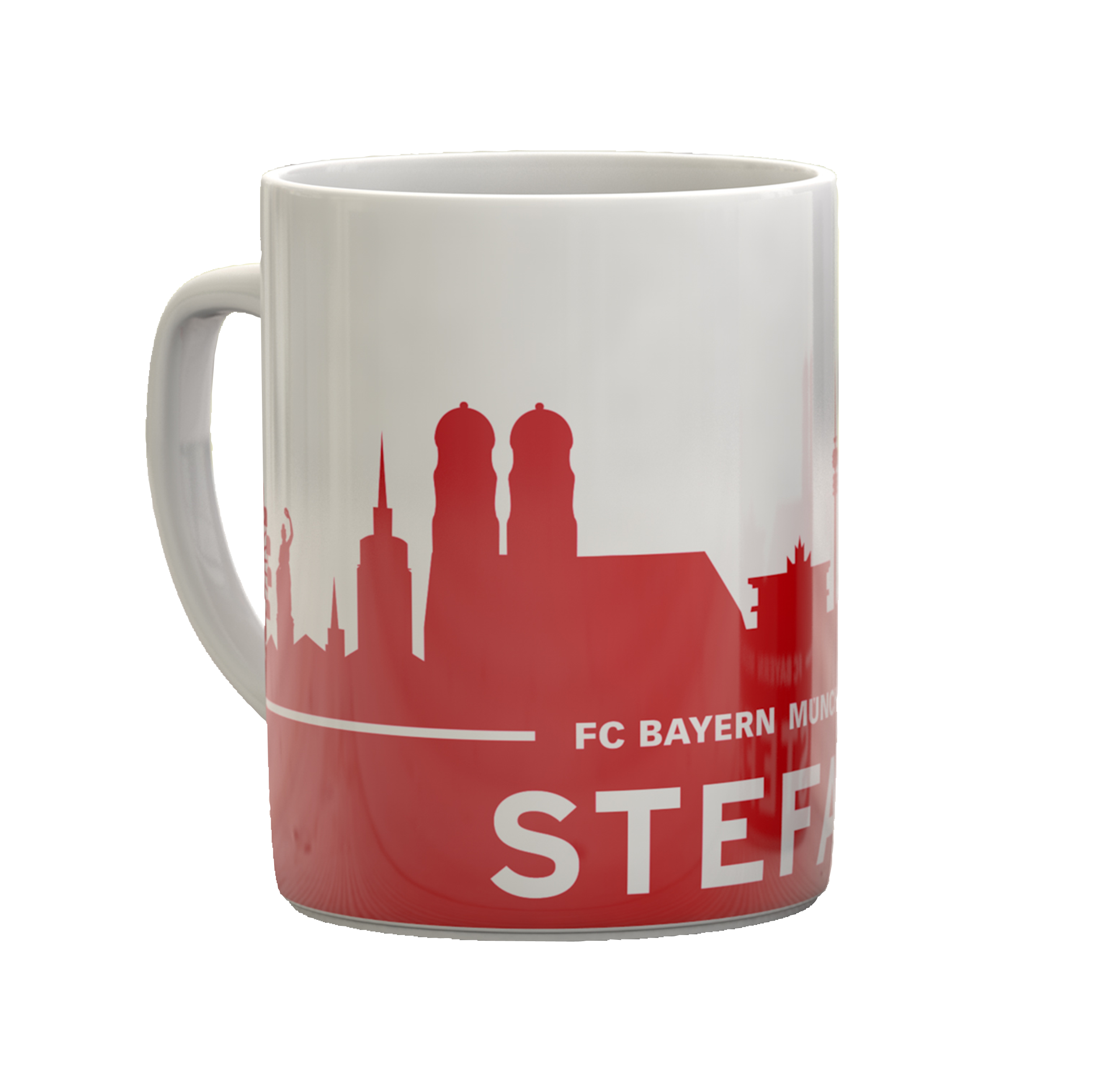 FC Bayern München Tasse Streifen Unisex Mehrfarbig 