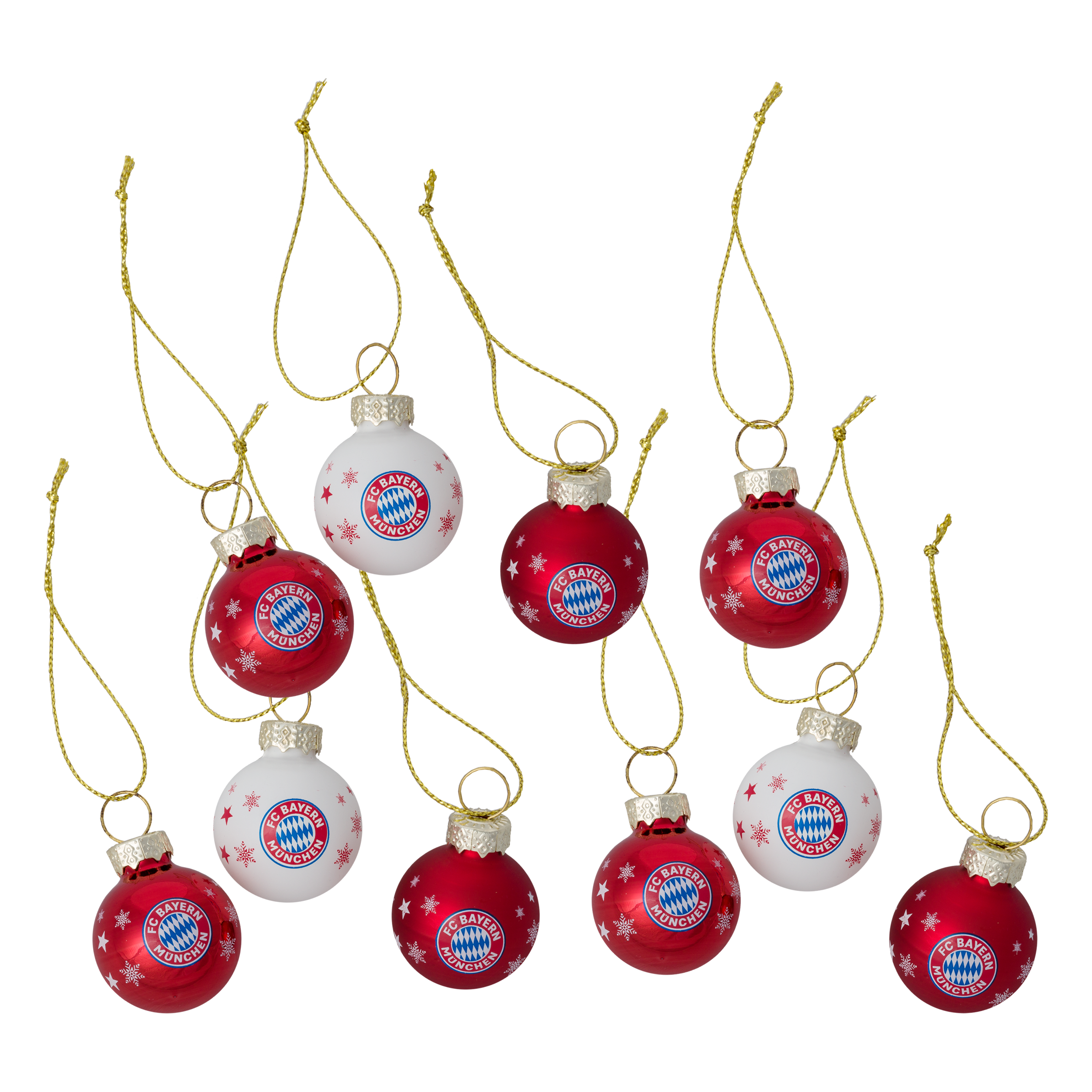 Artikel-Nr. 23222 Original FC Bayern München Christbaumkugeln 3 cm 10-er Set 