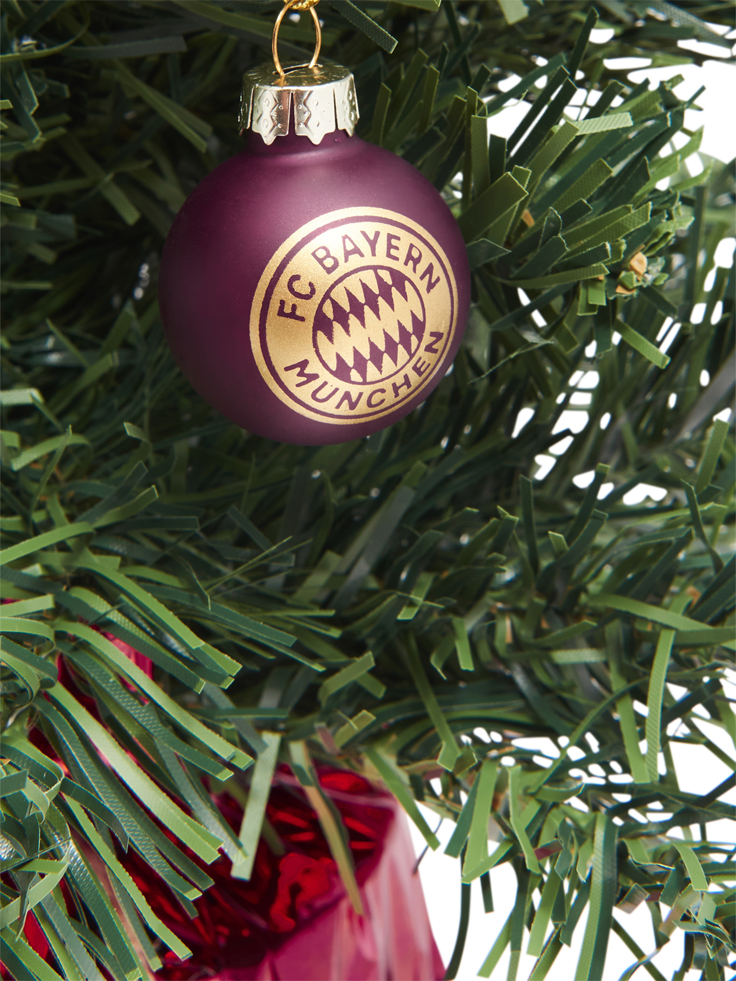 Weihnachtsbaum ** Rote Kugeln ** 23550 FC Bayern München Christbaum 