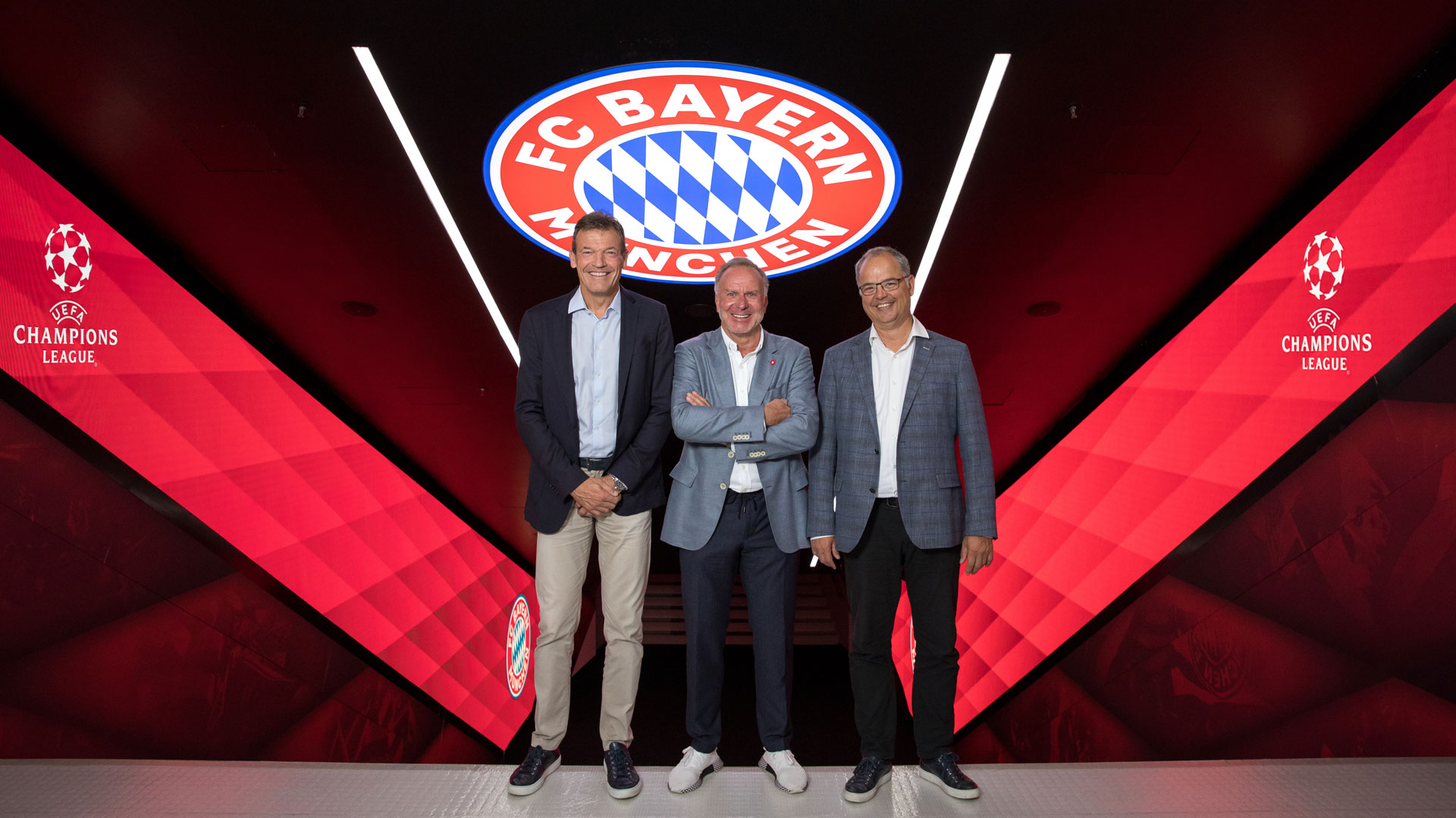Players' tunnel at Allianz Arena given new, FC Bayern design
