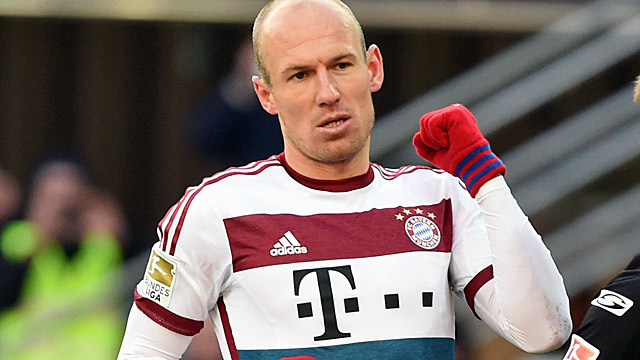 ロッベン ブンデスリーガ得点ランキング首位に Fc Bayern Munich