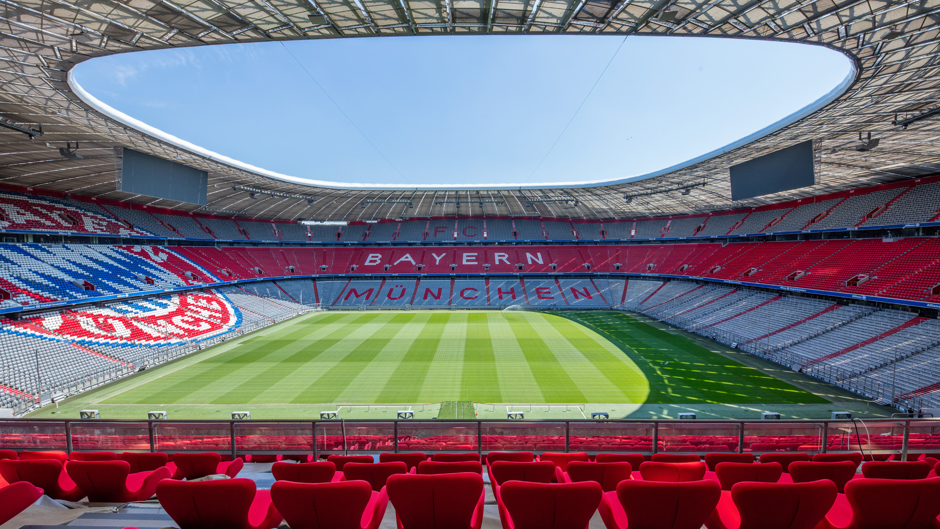 The Allianz Arena in Munich, Germany. The arena has been the home arena