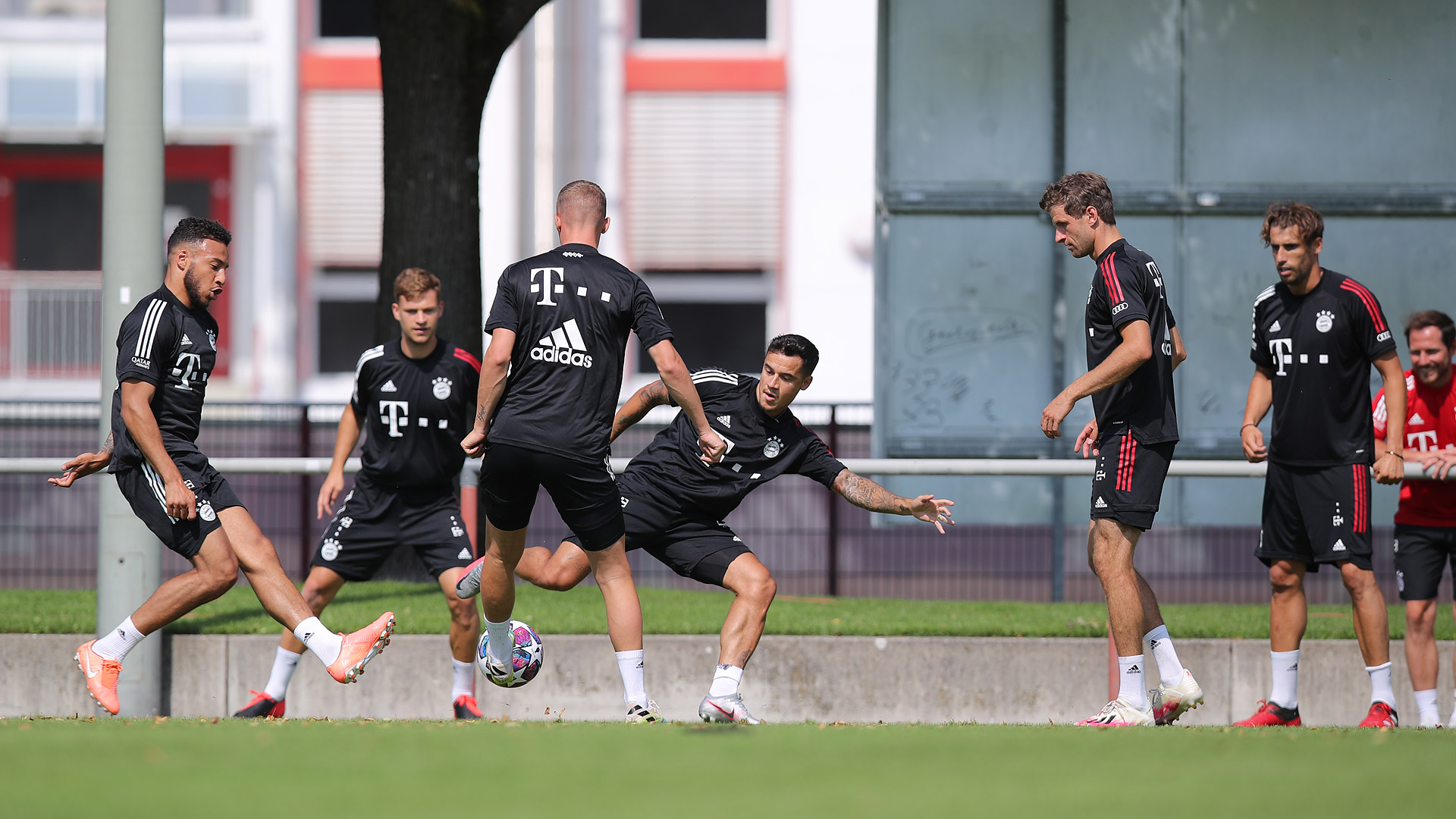 FC Bayern resume training in small groups