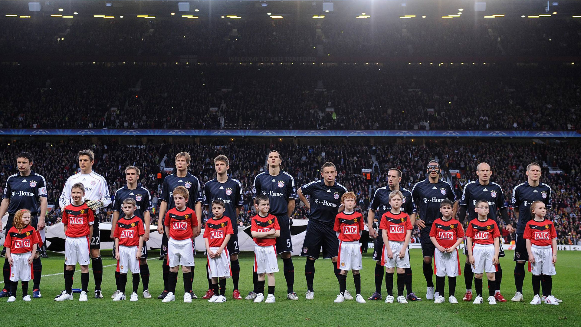 FC Bayern, Manchester United, 2010, Startformation