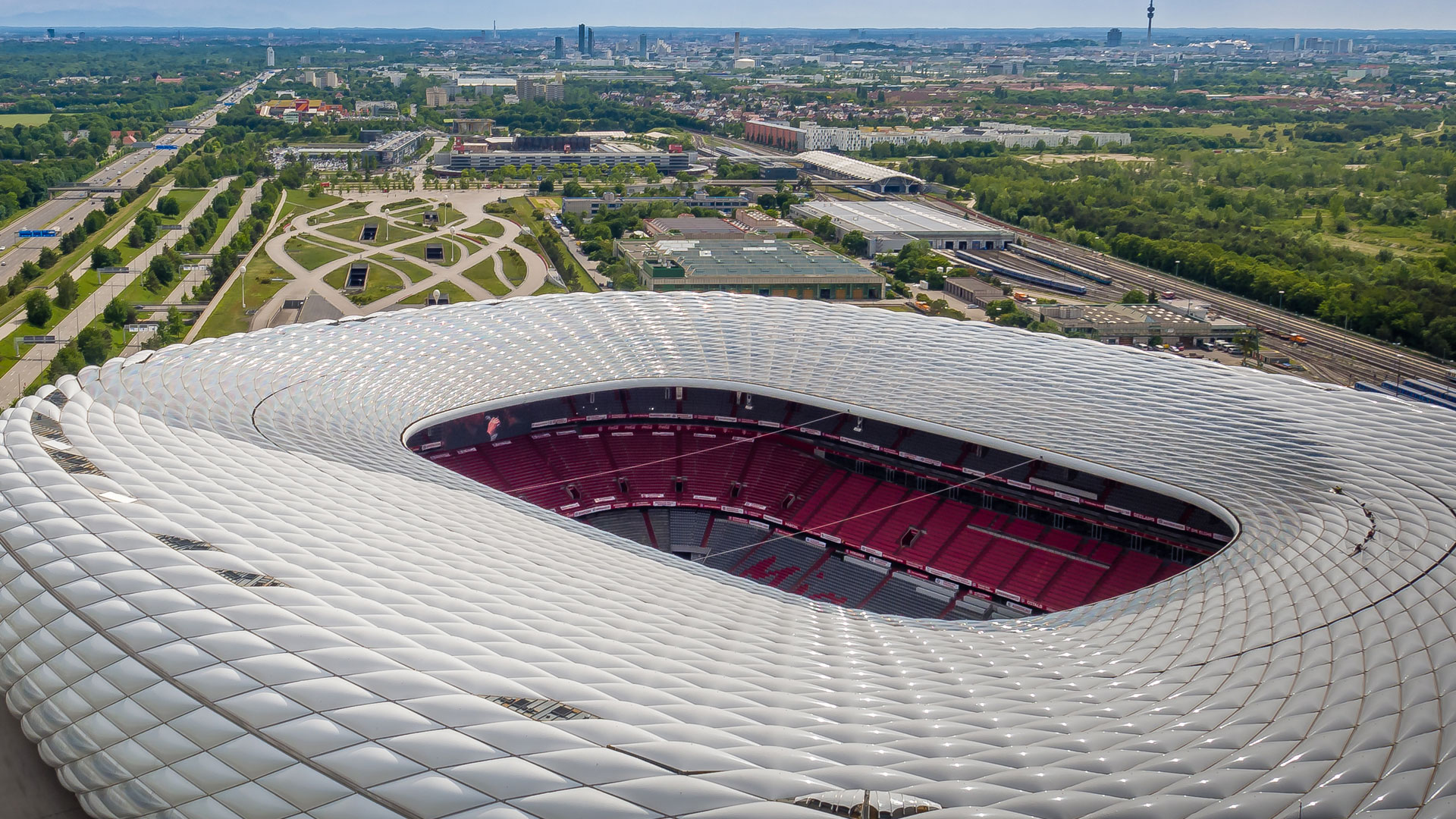 The Allianz Arena in Munich, Germany. The arena has been the home arena