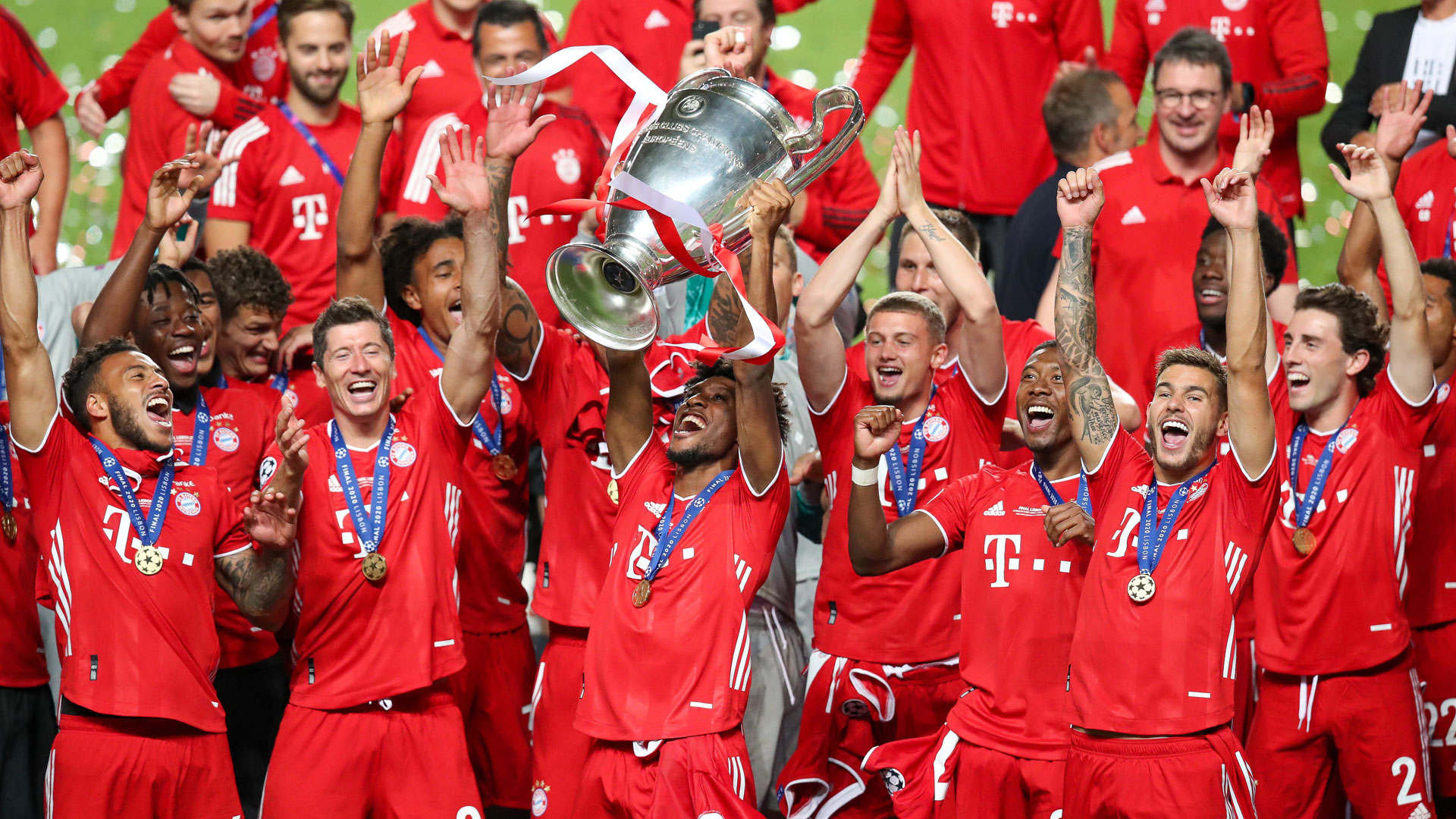 Kingsley Coman Champions League-Pokal