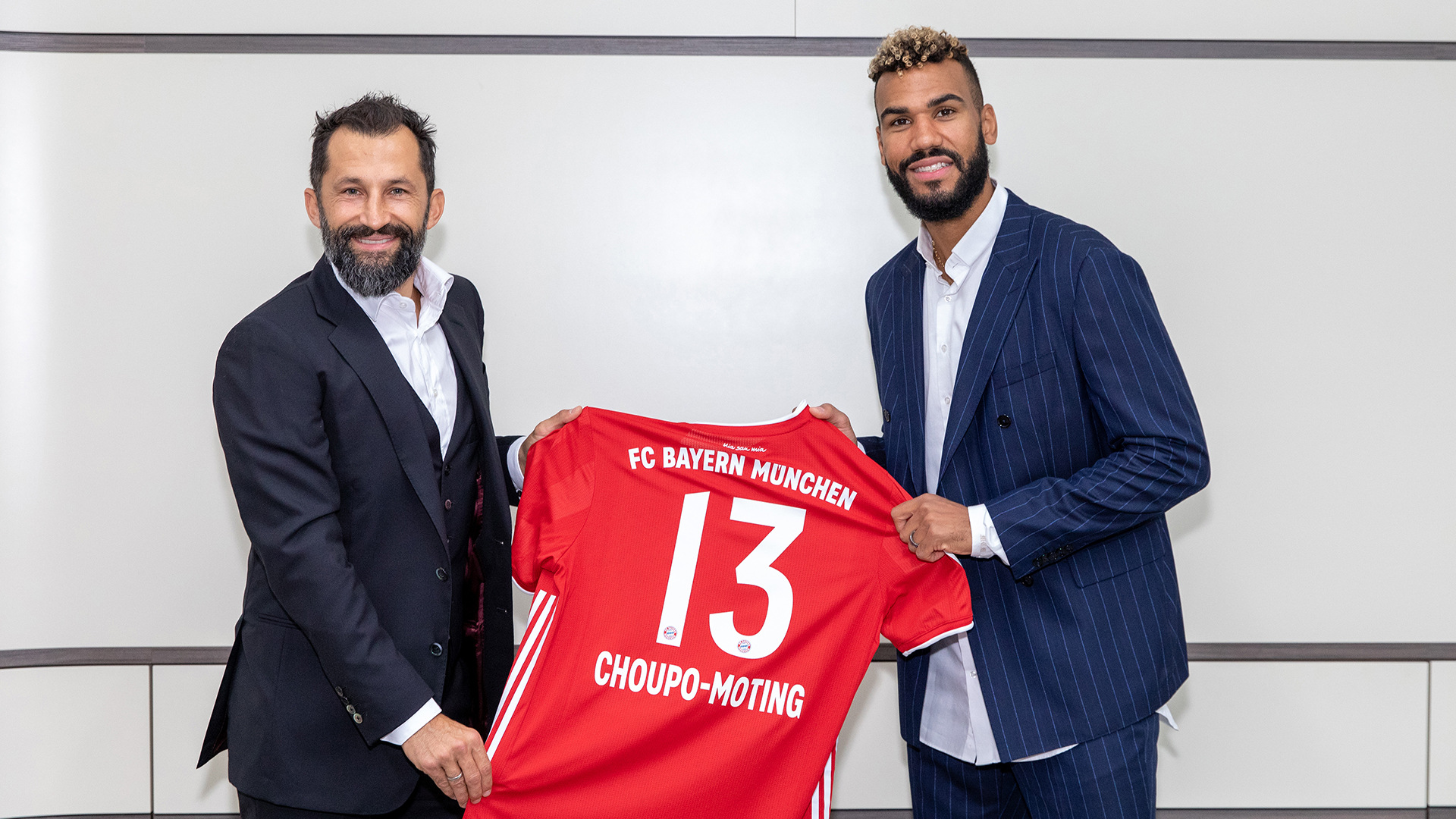 Images From Eric Maxim Choupo Moting S First Day At Fc Bayern