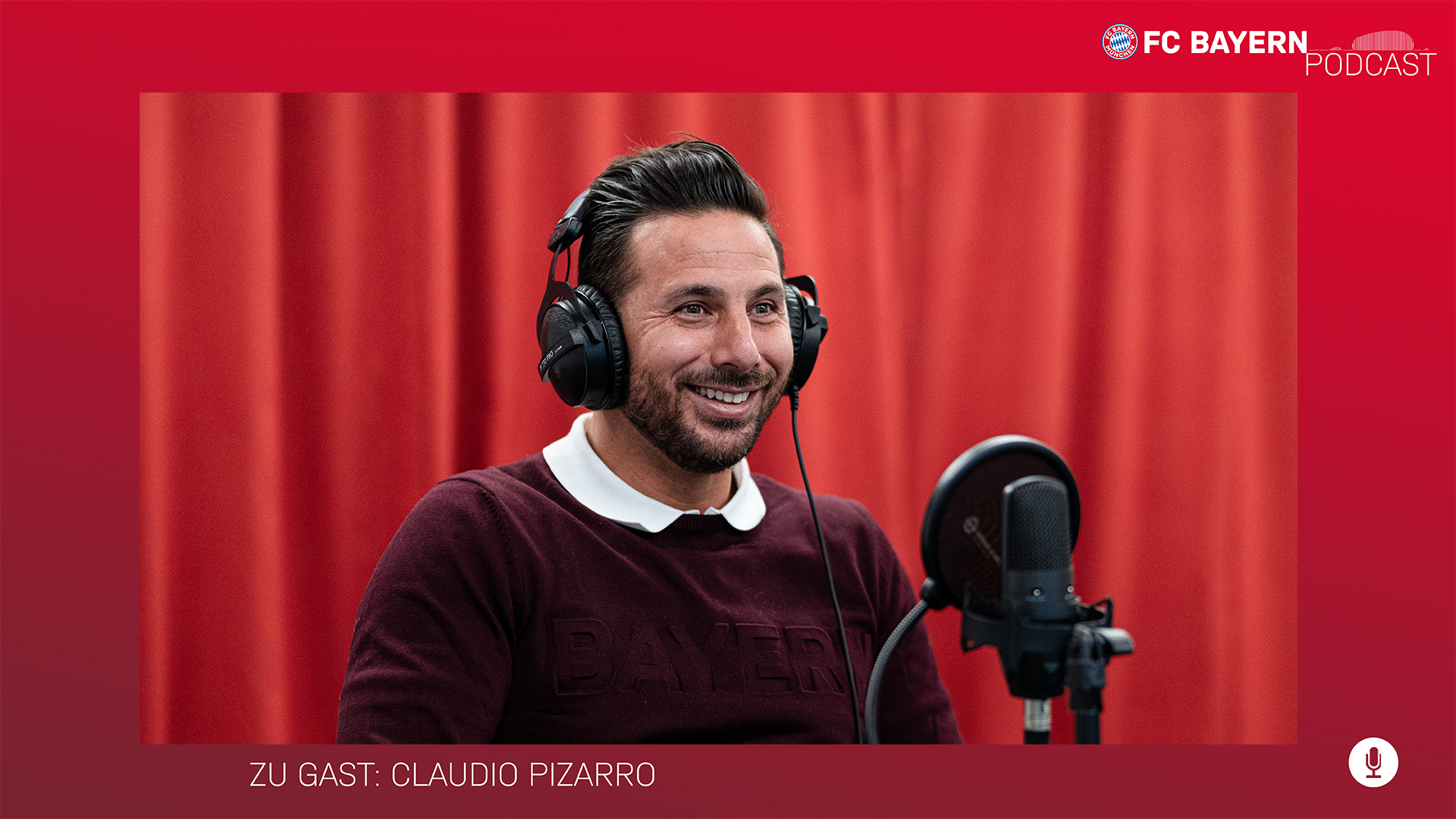 FC Bayern-Legende Claudio Pizarro FC Bayern-Podcast