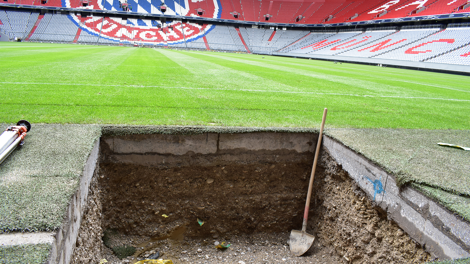 Umbau, NFL-Spiel Allianz Arena