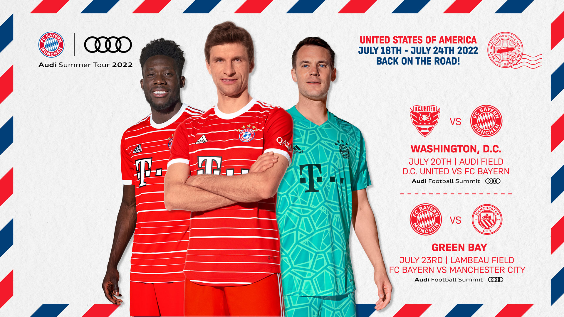 Audi Summer Tour 2022 USA FC Bayern