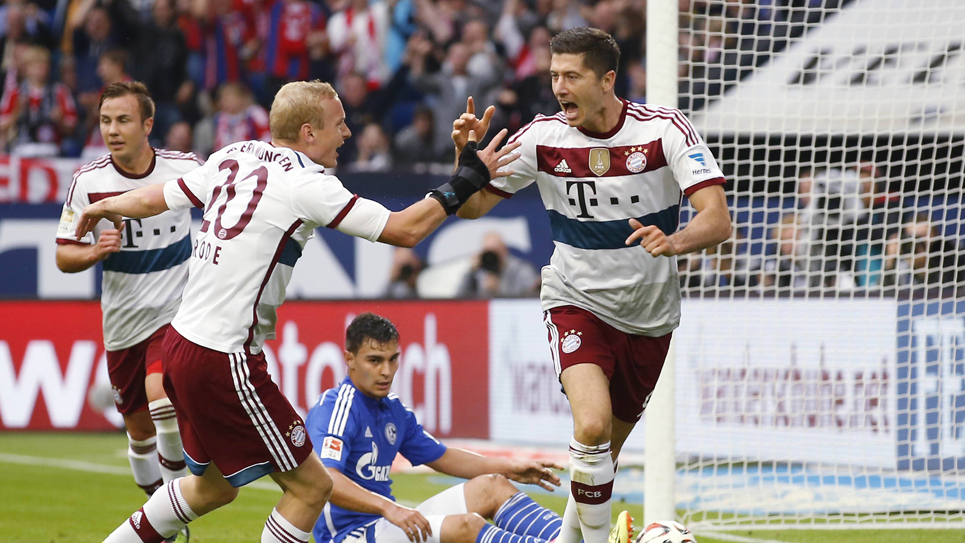 Robert Lewandowski, first FC Bayern goal.