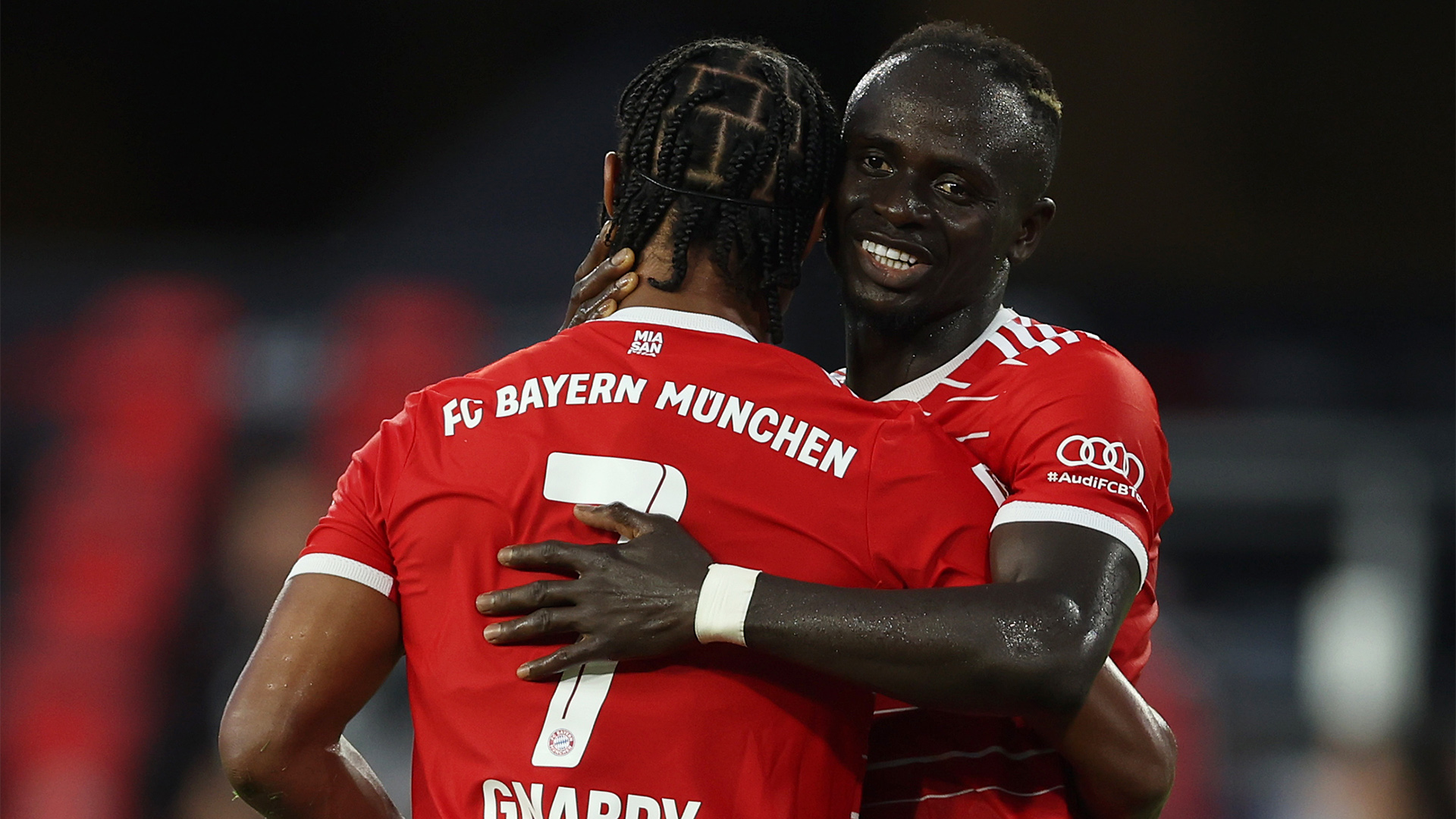 Sadio Mané celebra con FC Bayern