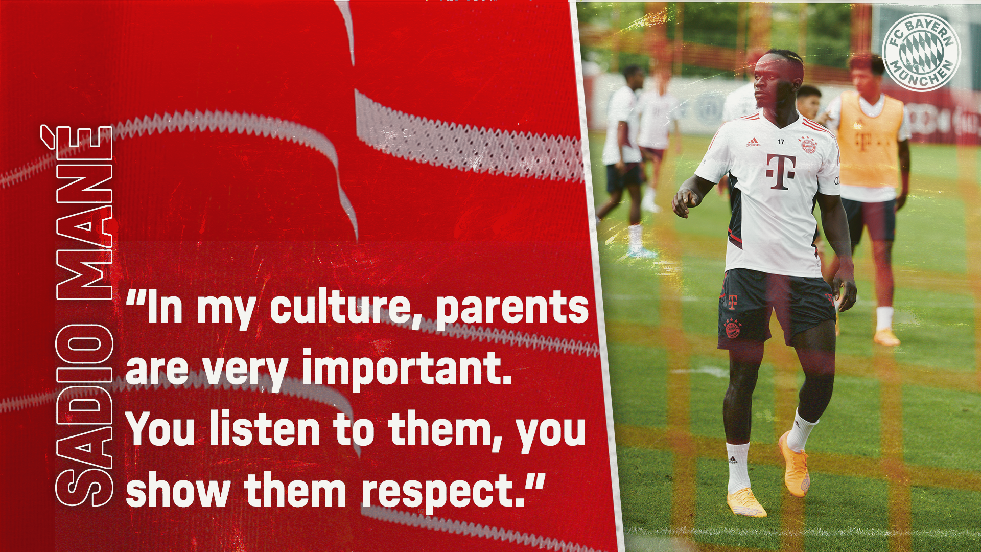 Quote Sadio Mane FC Bayern parents