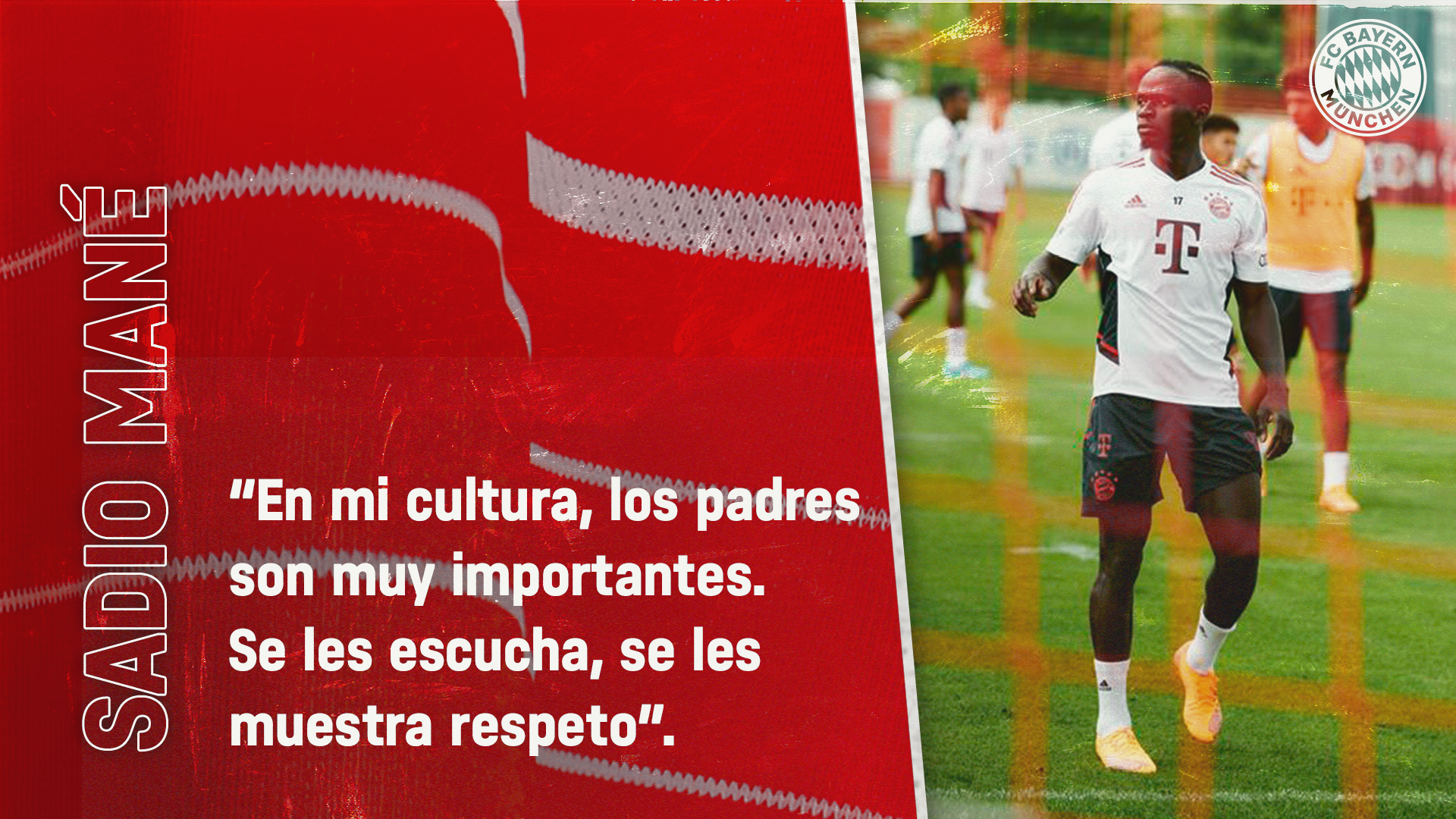 Cita Sadio Mane Padres del FC Bayern